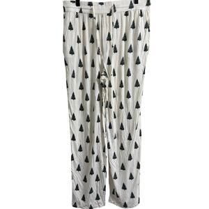 Kate Quinn Mens PJ Pants Mountain View Forest Pine Bamboo Medium Christmas
